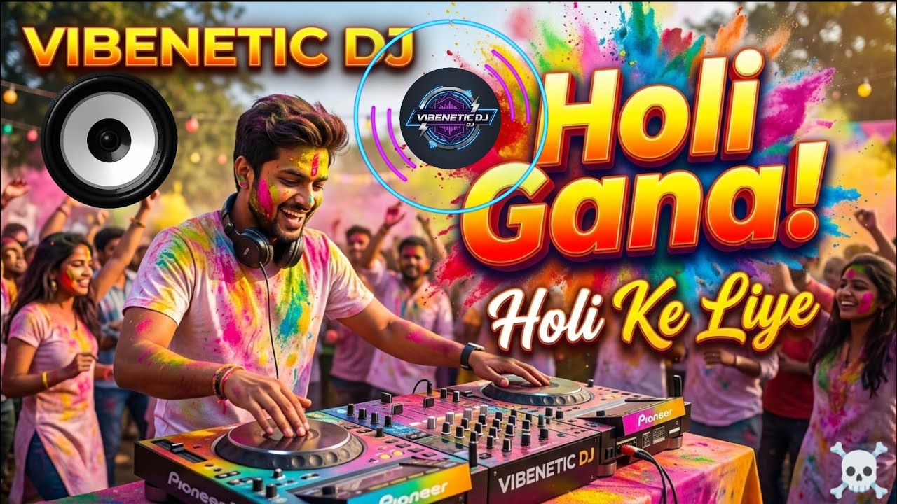 Holi Gana 💥 | Vibration 💯 DJ Song | VibeNetic DJ ☠️ | Bhojpuri Holi Song