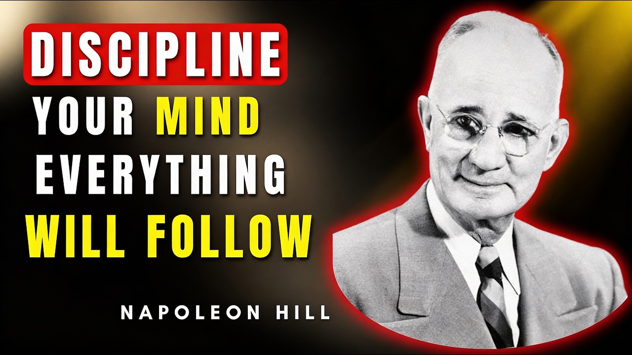 DISCIPLINE YOUR MIND AND EVERYTHING ELSE WILL FOLLOW | Napoleon Hill