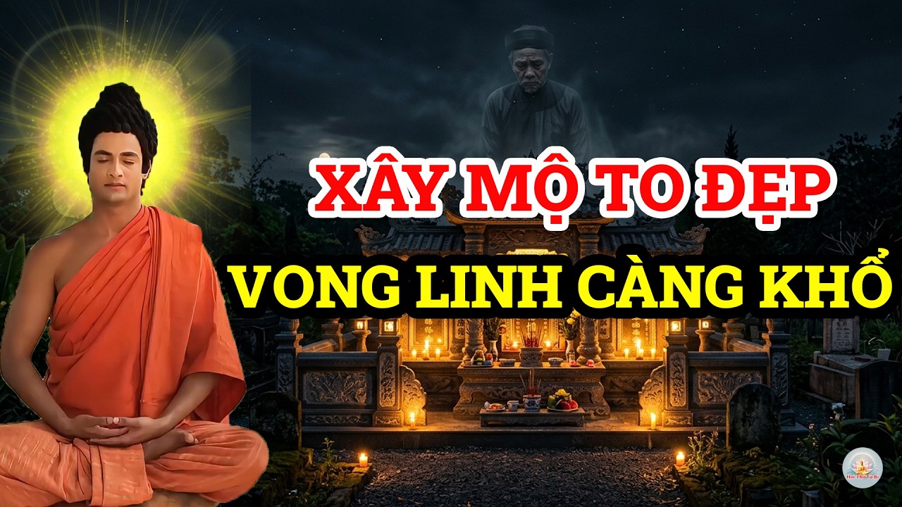 Tại Sao C&oacute; Ng&ocirc;i Mộ Con Ch&aacute;u C&agrave;ng X&acirc;y To Đẹp M&agrave; Vong Linh C&agrave;ng Khổ? Sự Thật Đức Phật Tiết Lộ Bất Ngờ!