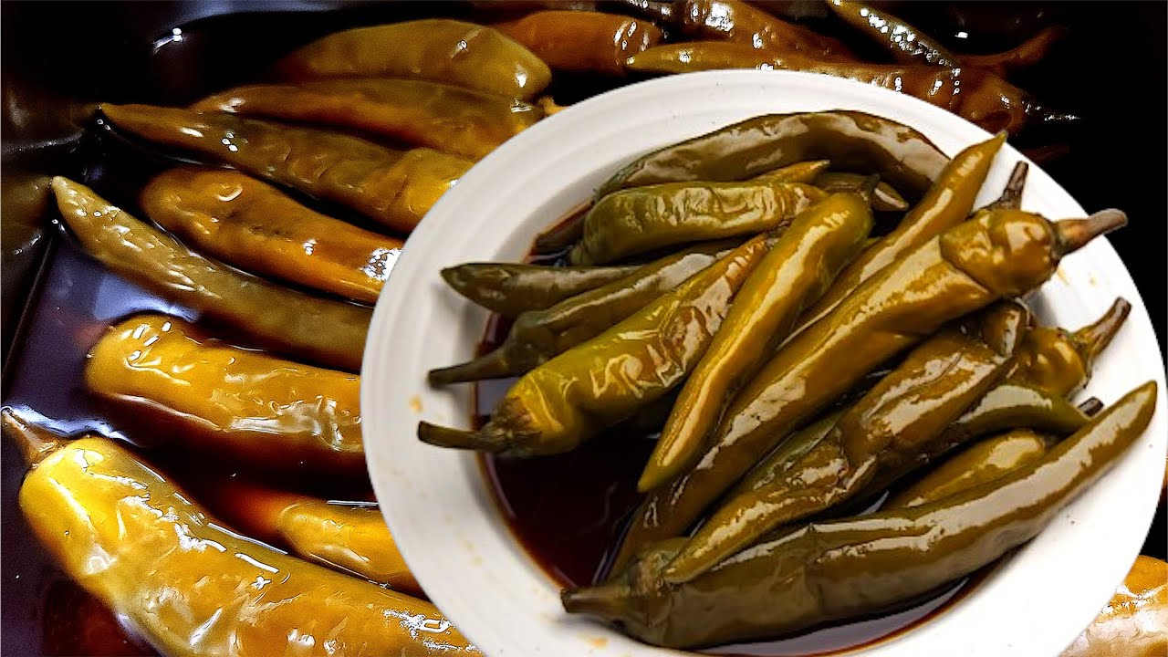 간장 소금 따로따로 넣지말고 이 비율로!  대박집 감칠맛 아삭아삭 고추장아찌 장인의 비법공개🥇