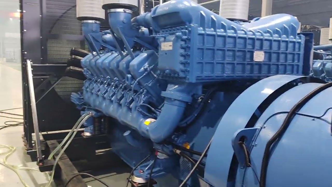 HGM9510 with four MTU 16V4000G6 1800KW high voltage 10KV parallel connection successfully.