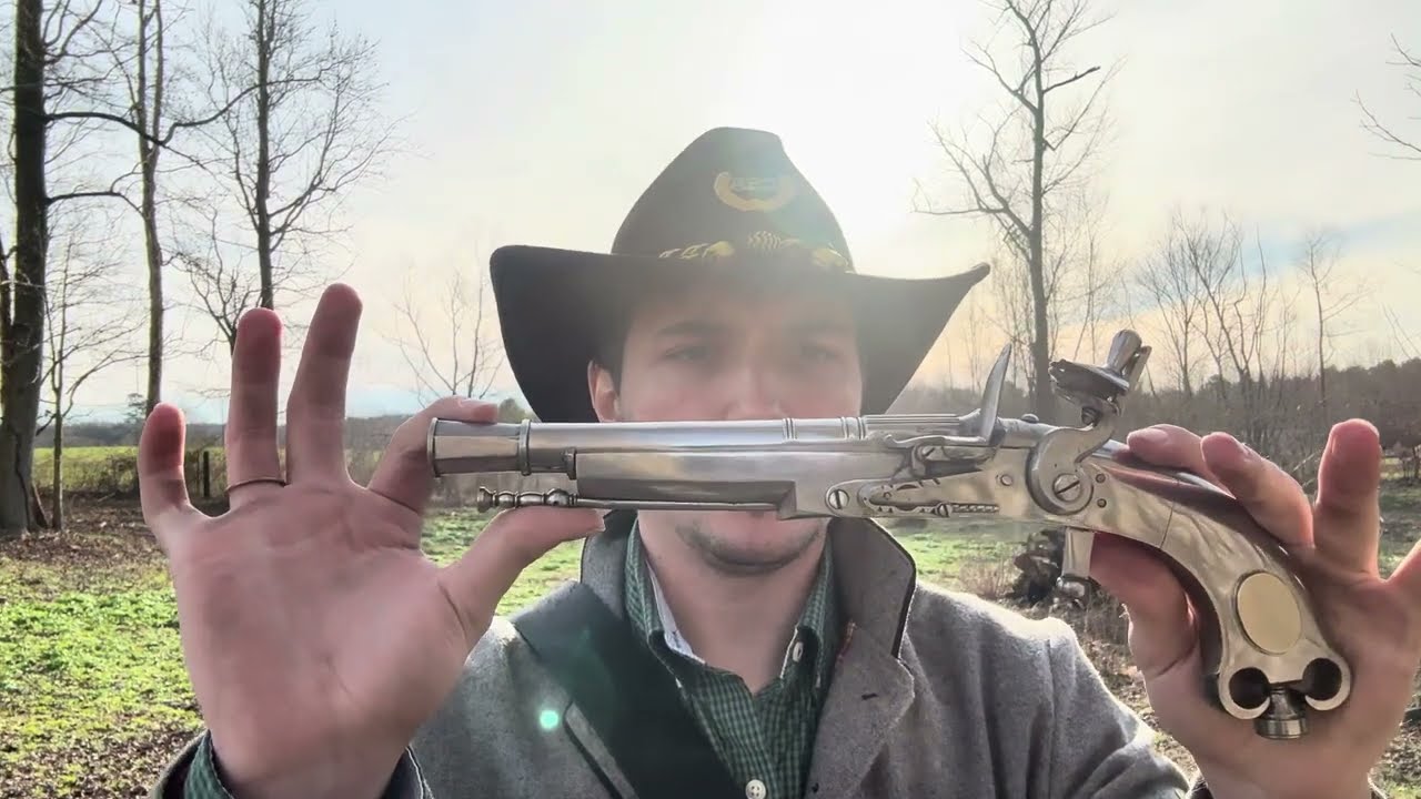 Scottish highlands flintlock pistol