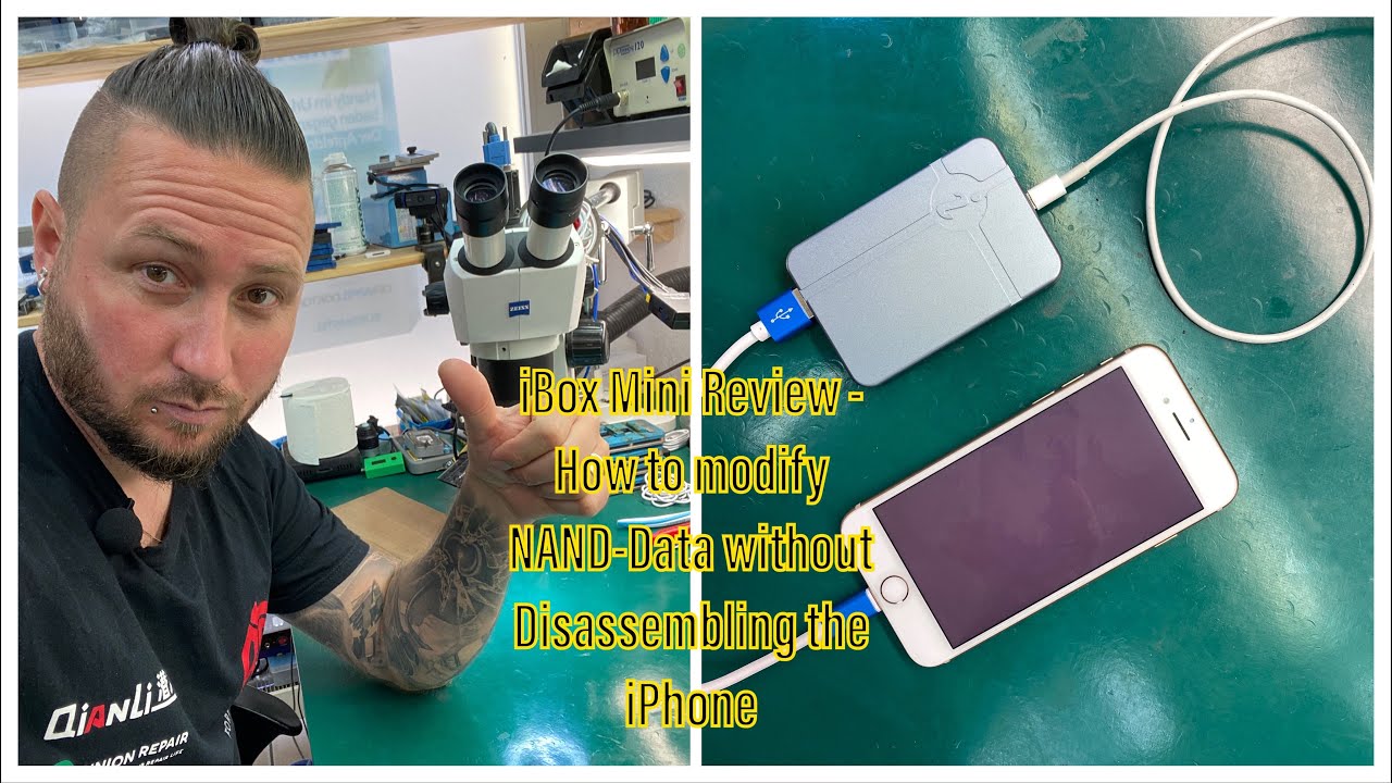 REVIEWS - iBOX MINI REVIEW - HOW TO MODIFY NAND-DATA WITHOUT DISASSEMBLING THE iPHONE