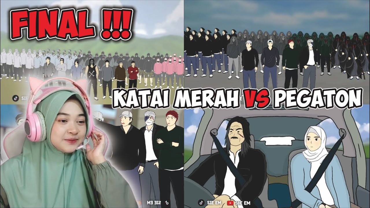 KaTAi MERAH Vs PeGATON PART 19 dan 20 | Maya Nadia Reaction Sie EM