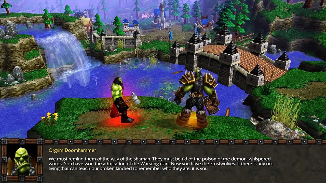 Тралл и Оргрим Молот Рока готовятся освободить всех орков