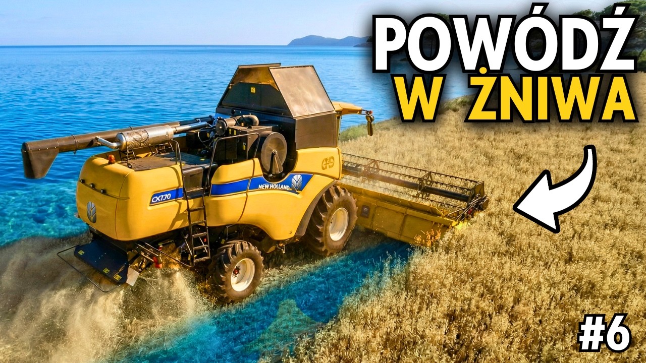ŻNIWA W TRAKCIE POWODZI 🔥 Zalana mapa #6