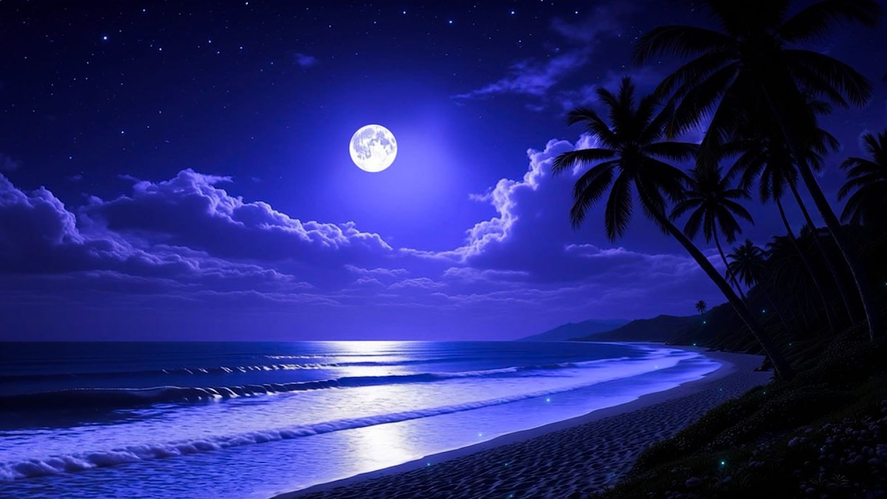 Музыка для глубокого сна и мягкие волновые звуки — мгновенное облегчение от бессонницы, депрессии...