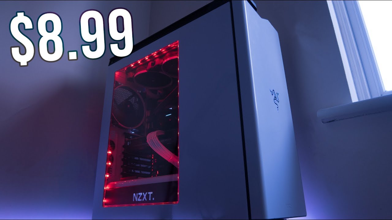 Budget PC RGB Case Lighting | USB LED Light Strip Setup & Review | NZXT H440