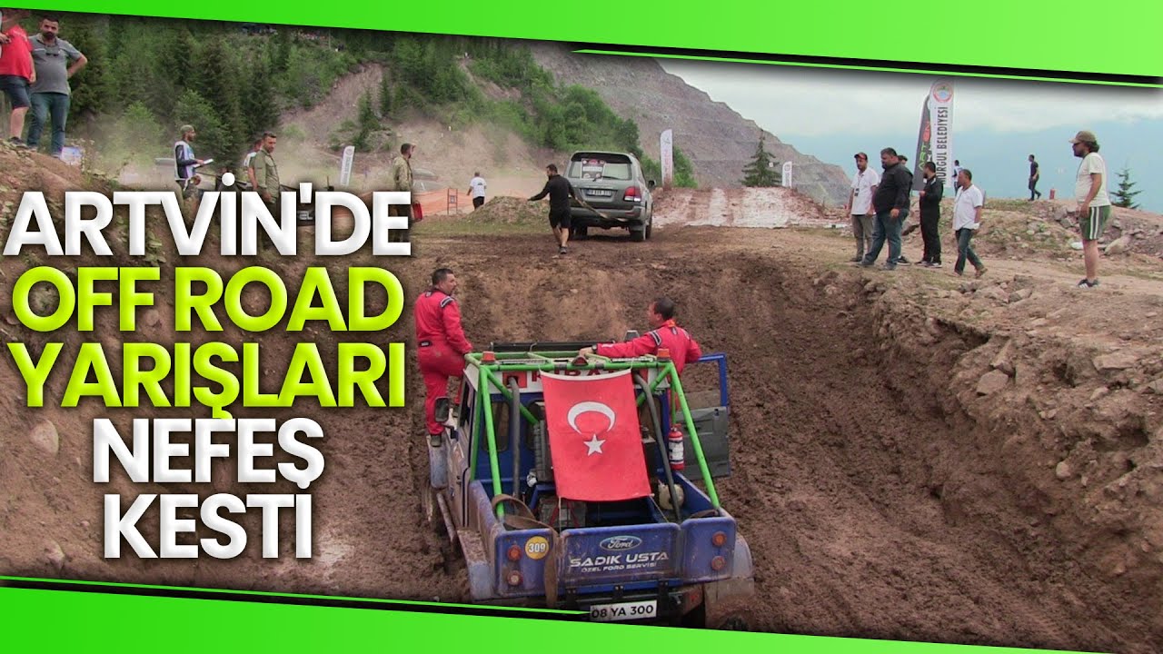 Karadeniz Mahalli Off Road Yarışları Renkli Görüntülere Sahne Oldu