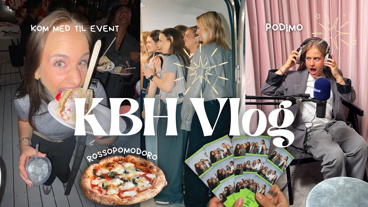 KBH VLOG // Tvillinge take-over, Podimo, Event, Rossopomodoro & jeg drak for meget… igen!