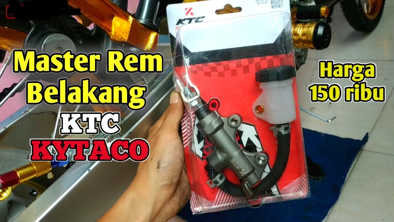 Pemasangan Master Rem Belakang KTC KYTACO PnP Vixion