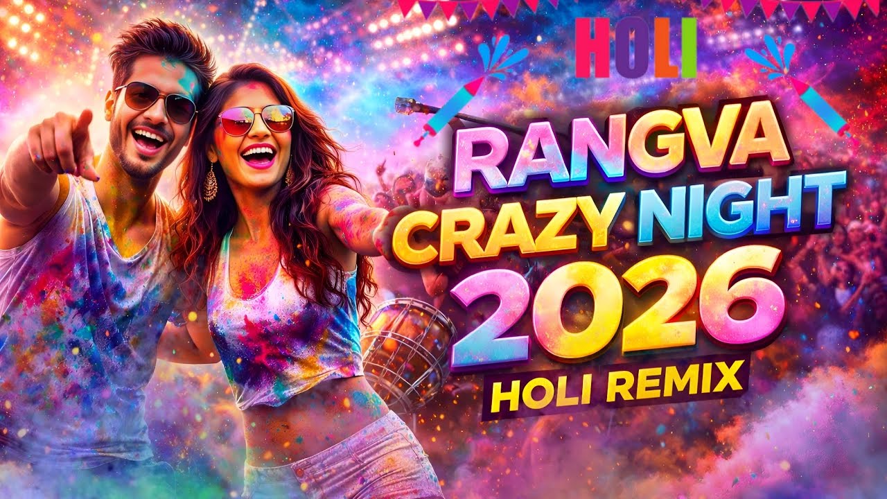 Rangva Crazy Night 2026 | Holi Remix Song | Hindi Bhojpuri English DJ Mix | Party Anthem 🔥