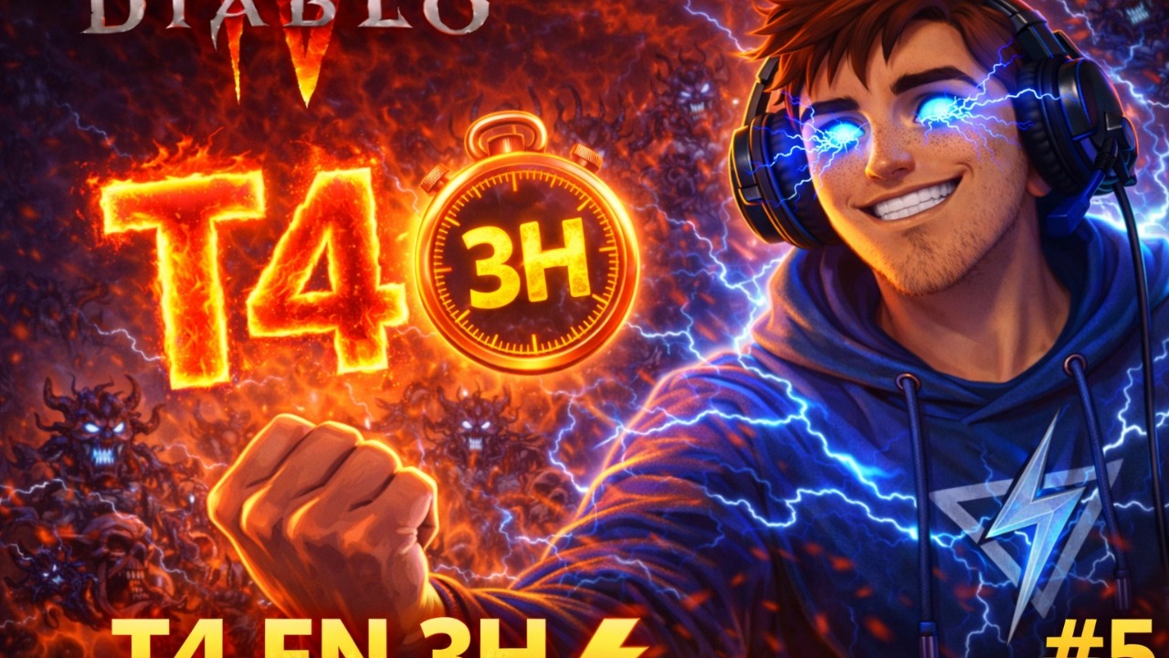 Diablo 4 S11 — Tourment 4 en 3H ⚡ Build Sorcier Énergie Crépitante OP ! #5