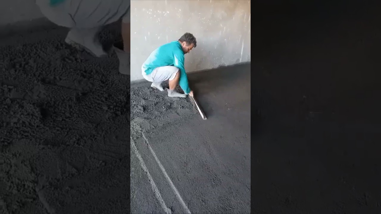 finalizando o contrapiso