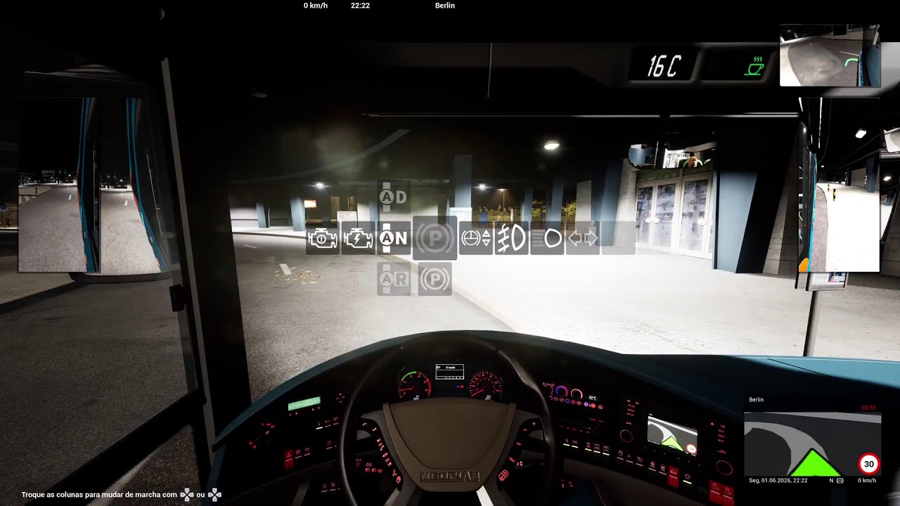 Fernbus Coach Simulator PS5 Rota Original Linha X109 Freiburg - Berlim Parte final