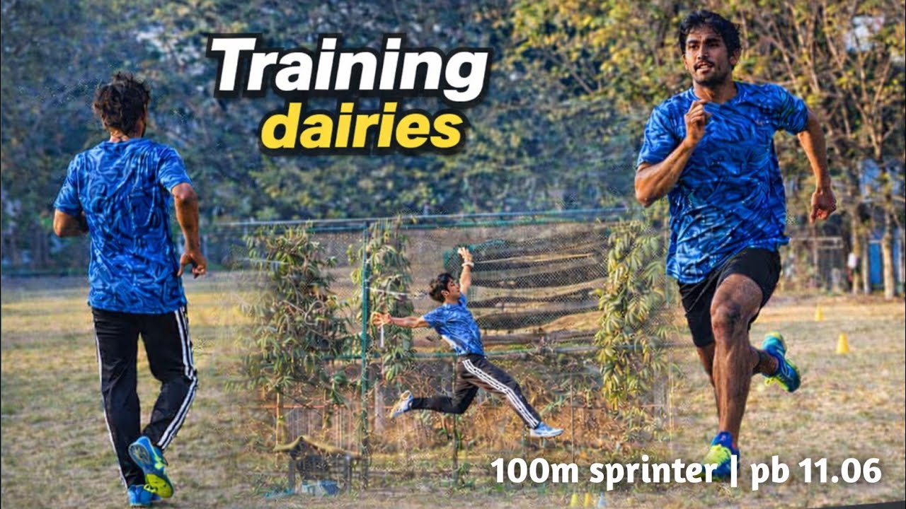 Day 1 Training Diary | 100m Sprint & Long Jump Practice | Road to 10.9 