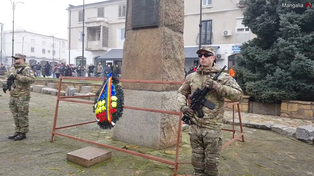Ceremonie militară la Mangalia, de Ziua Unirii Principatelor Române