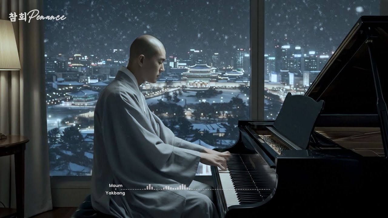♬ 참회 | 천수경 참회문 재즈 | 남자 보컬과 피아노 불교 재즈 염불 | Buddhist Chant Jazz