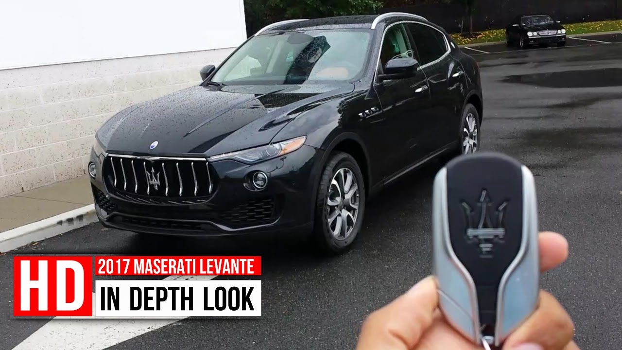 2017 MASERATI LEVANTE SUV IN DEPTH WALKAROUND STARTUP INTERIOR EXTERIOR TRUNK ENGINE
