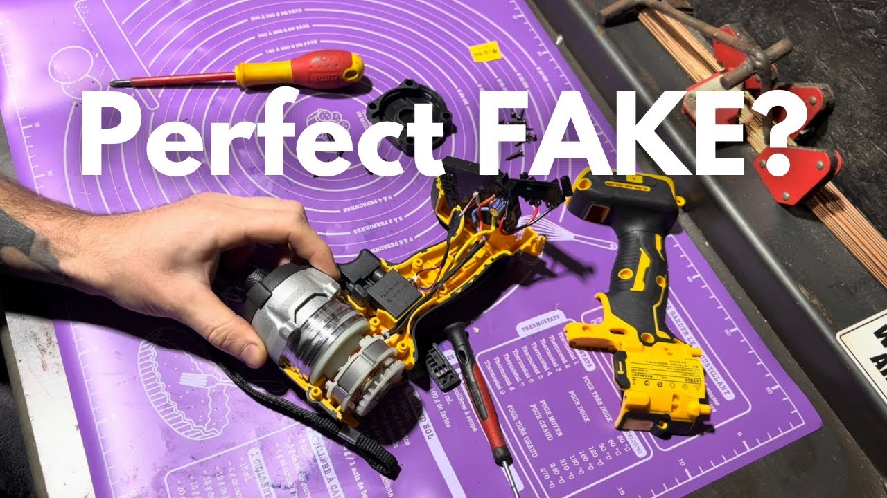 Нашли идеальную подделку? 18-вольтовый ударный гайковерт Dewalt. Разберём его и протестируем — DC...