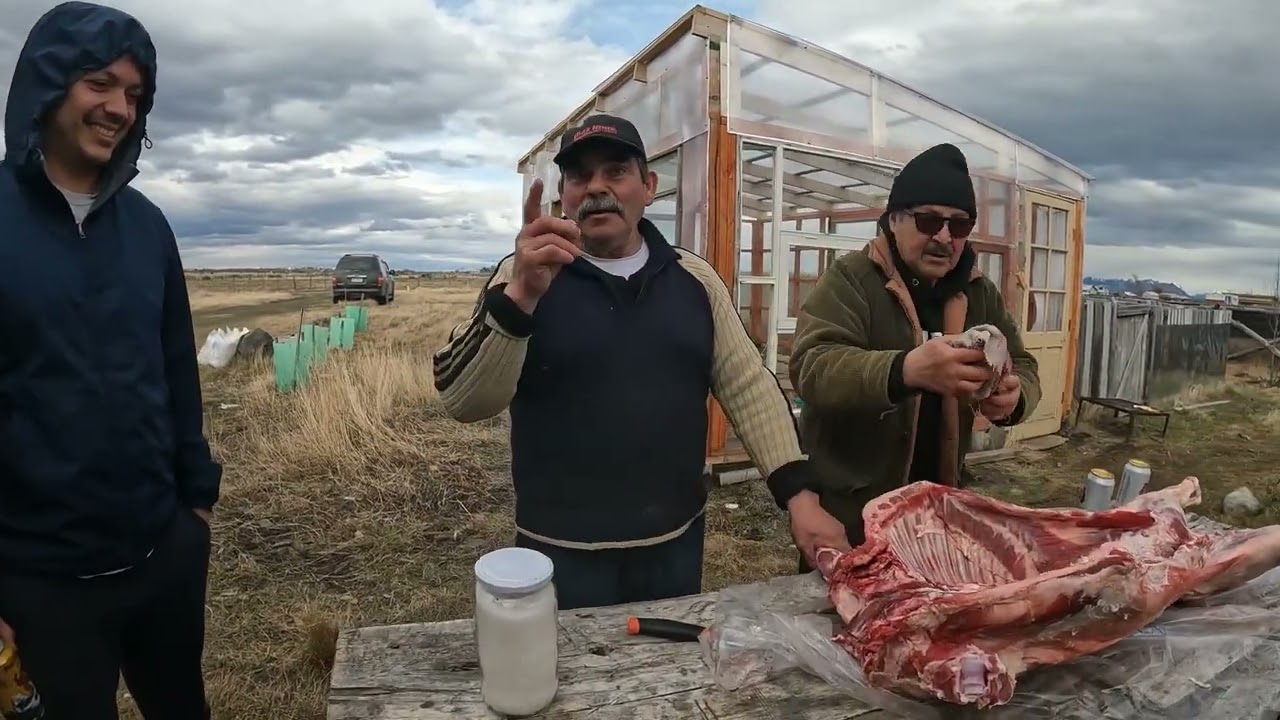 Cordero al Palo en la PATAGONIA CHILENA 🐑🐑🐑⛰⛰⛰