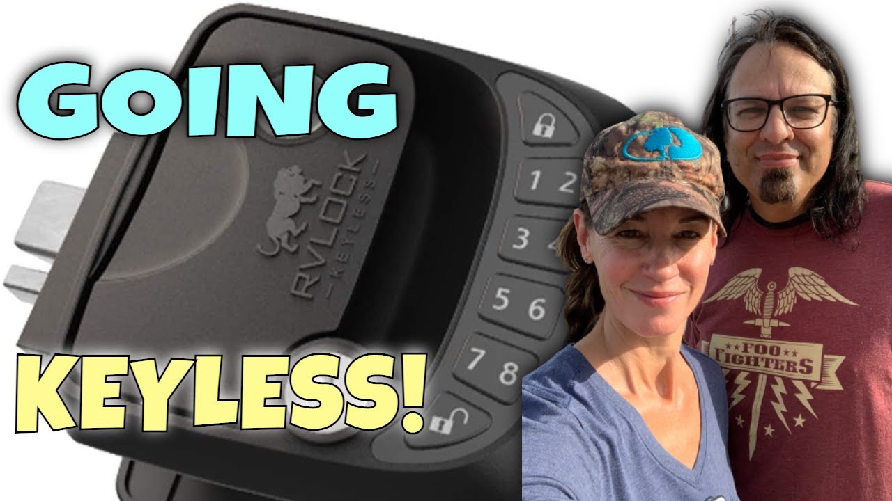 RV Upgrades-RVLock Keyless RV Lock install-RV Security Door Lock