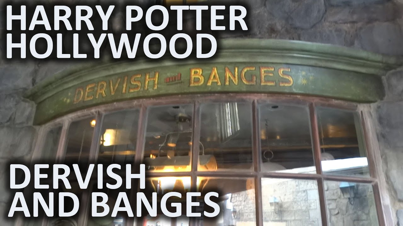 Dervish and Banges shop at Universal Studios Hollywood's Wizarding World of Harry Potter