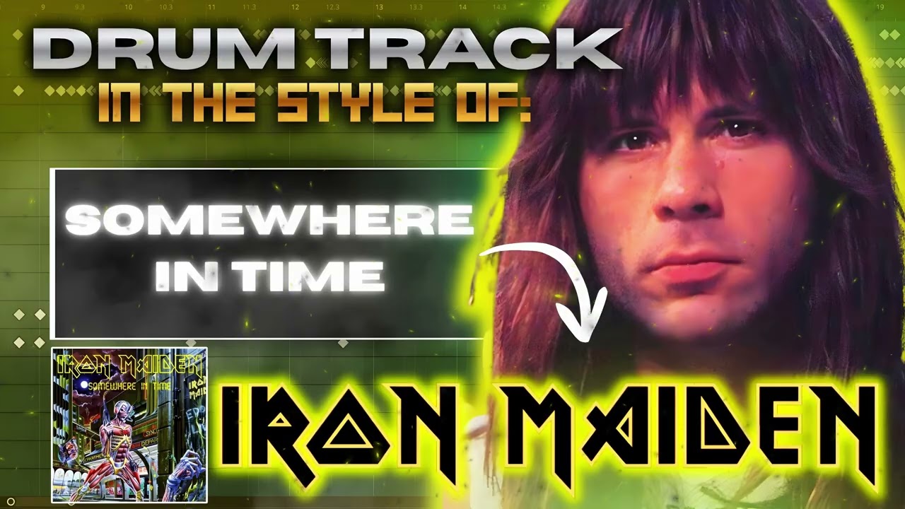 Iron Maiden Style Drum Track | 159 BPM | Free WAV Download