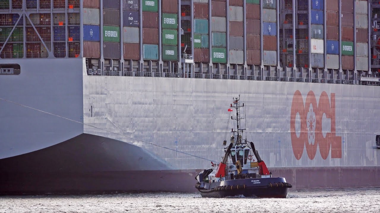 OOCL ABU DHABI AND ONE INNOVATION LEAVING THE PORT OF ROTTERDAM - 4K SHIPSPOTTING SEPTEMBER 2024
