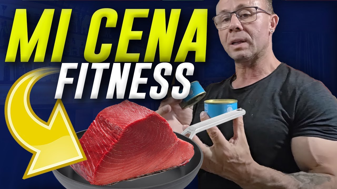 FITNESS PARA MAYORES DE 40: Mi cena FITNESS de claras de huevo, con atun y menestra de verduras