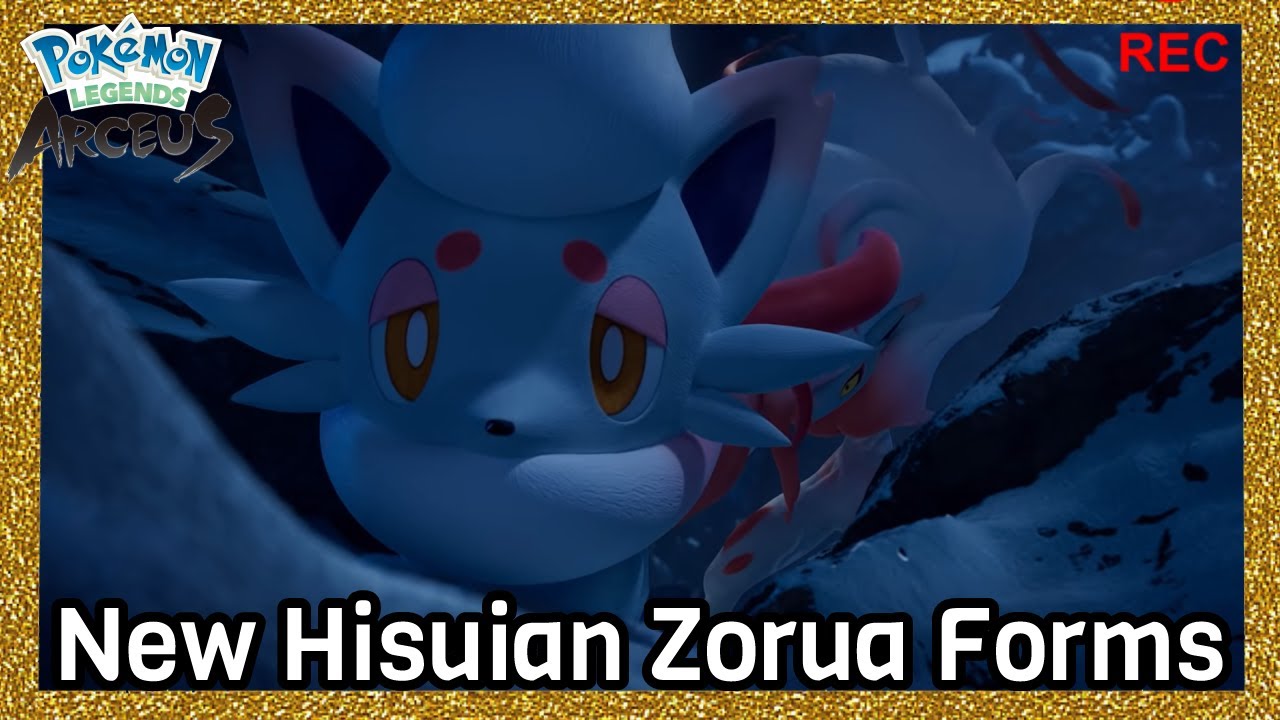 New Hisuian Zorua And Zoroark Legends Arceus