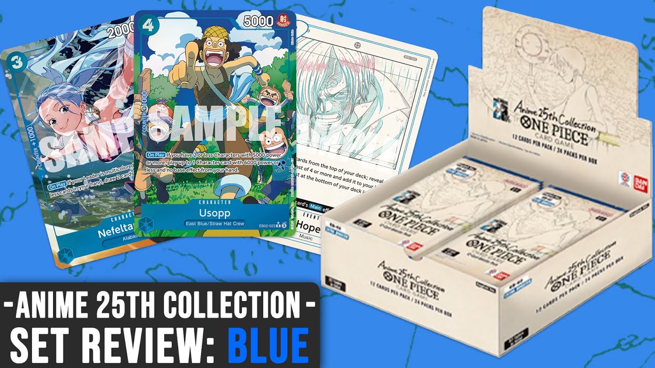 Ranking Blue Cards In Set EB02 Anime 25th Collection - One Piece TCG