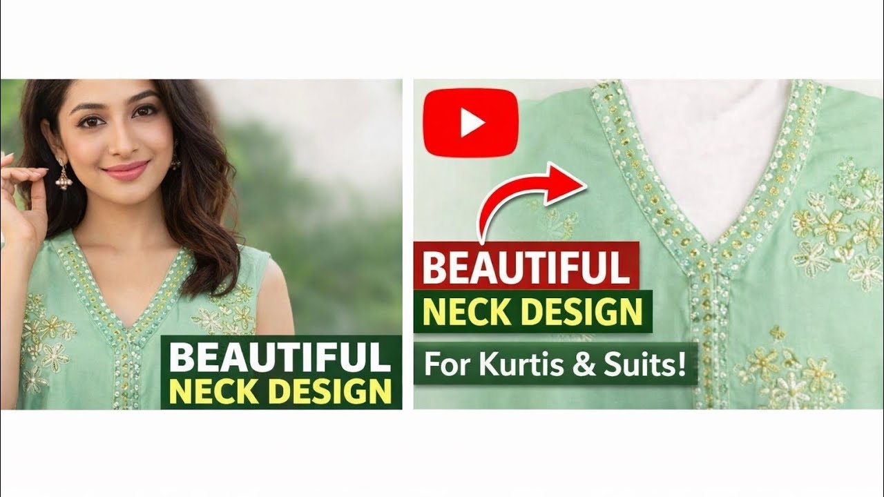 V Placket Neck Design/V shape cutting stitching @suiRang #fashion#neckdesign