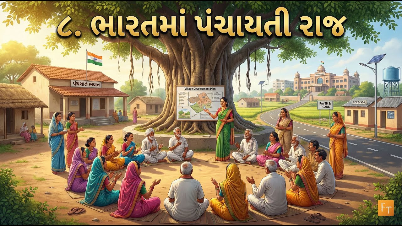 Standard 12 - Sociology – Chapter 8 – ભારતમાં પંચાયતી રાજ (Bharatma Panchayati Raj)(Gujarati Medium)