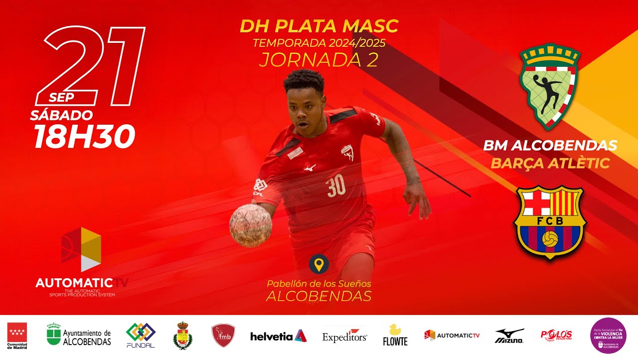 DHPLATA MASC | jornada 2 | BM ALCOBENDAS - BARÇA ATLÈTIC