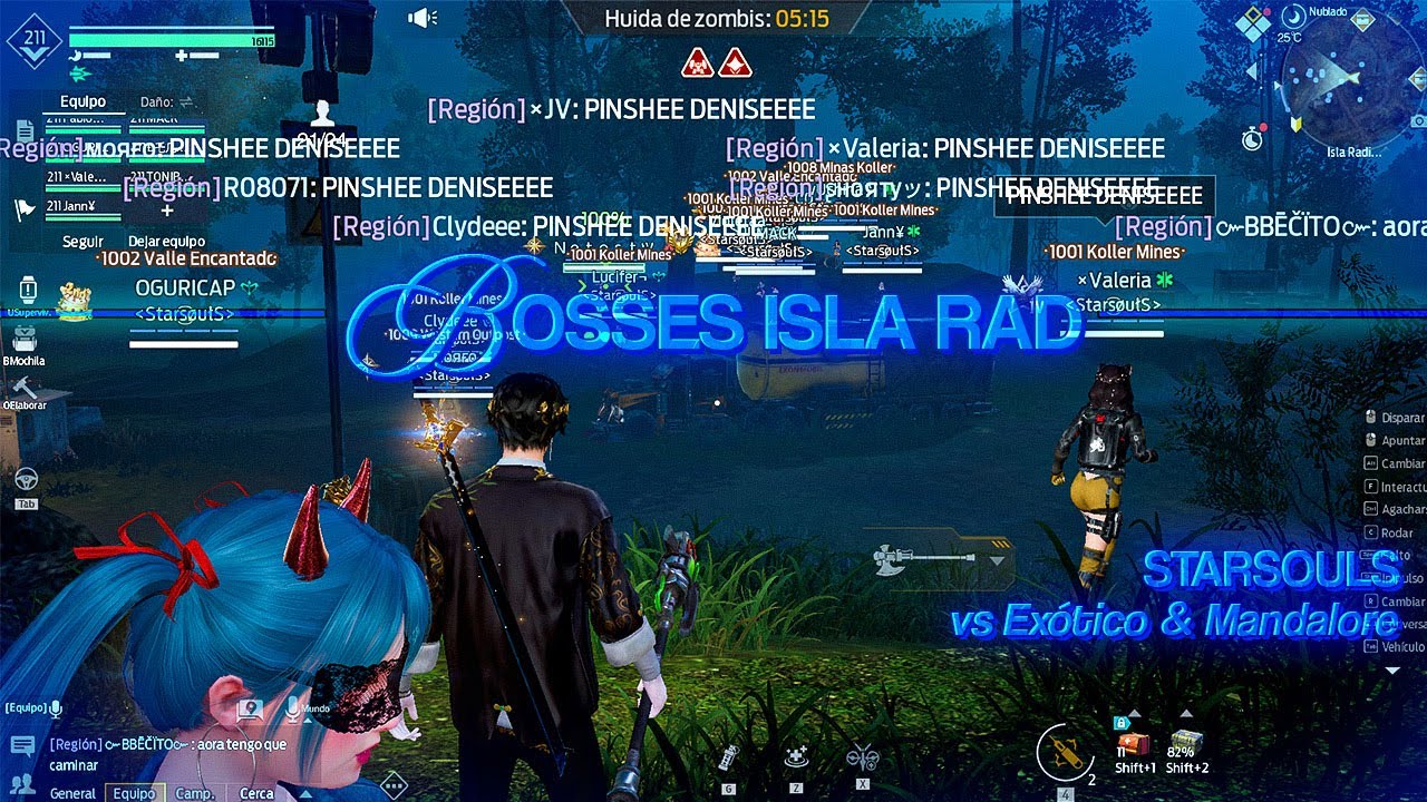 STARSOULS vs Exótico vs Mandalore 🔥 Undawn Bosses de Isla