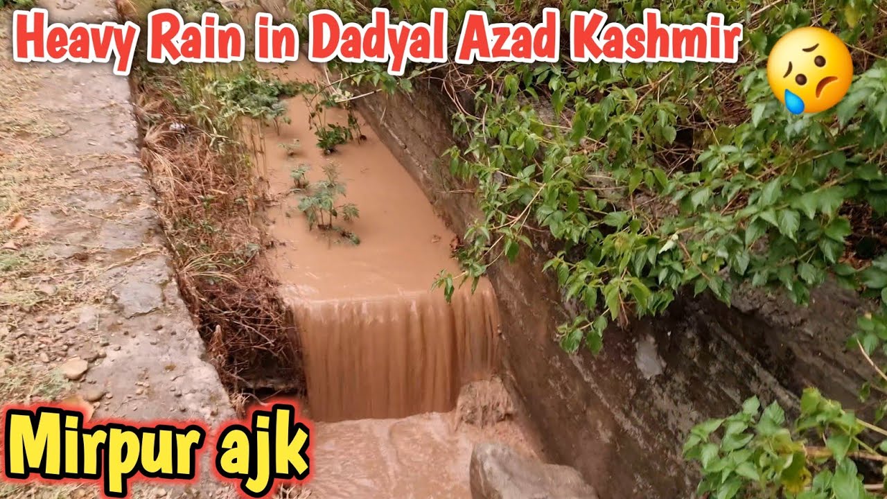 Heavy rain in Dadyal |Dadyal Weather |Mirpur city new video |NTS  test |Israr ahmed official