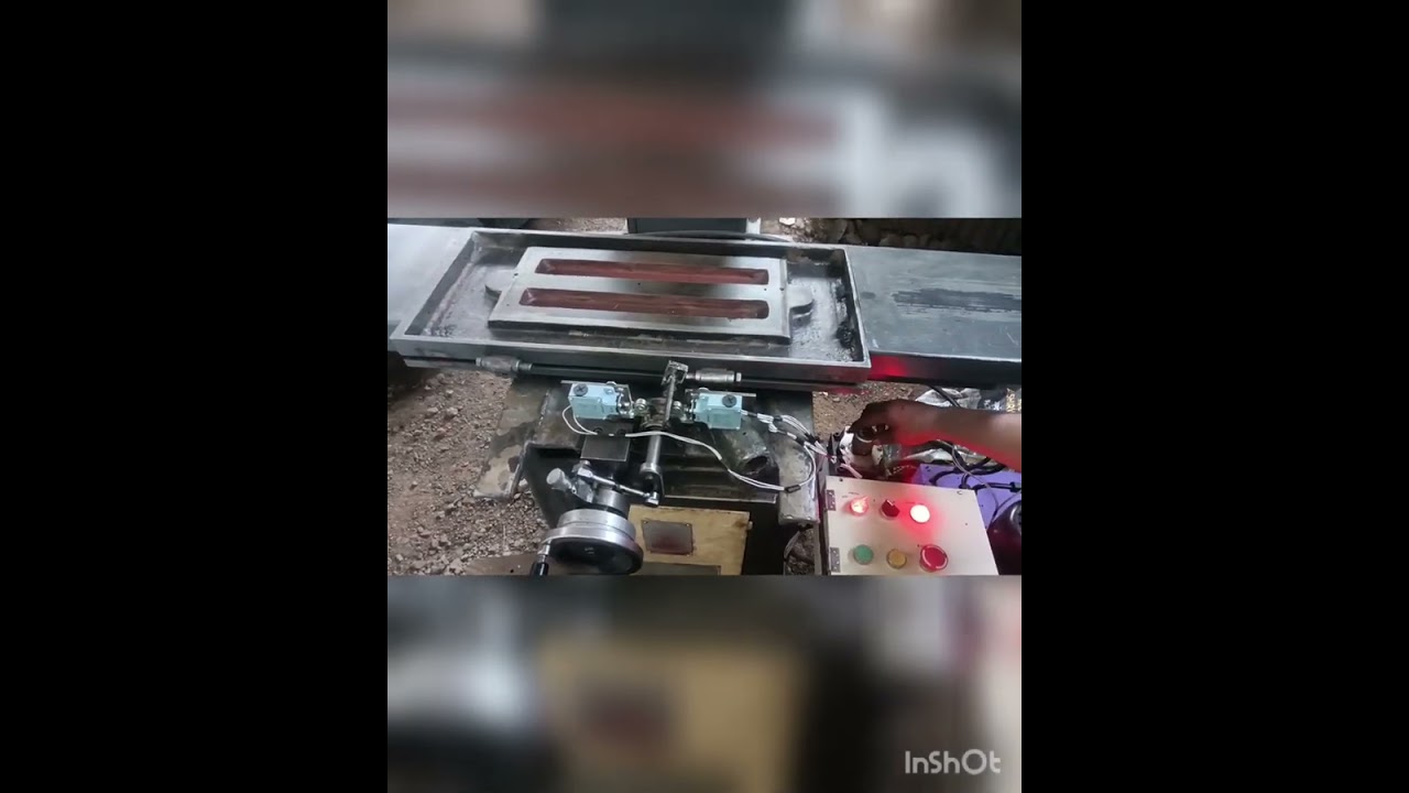 Surface Grinding Machine Mechanical system converted into Hydraulic system Modification
