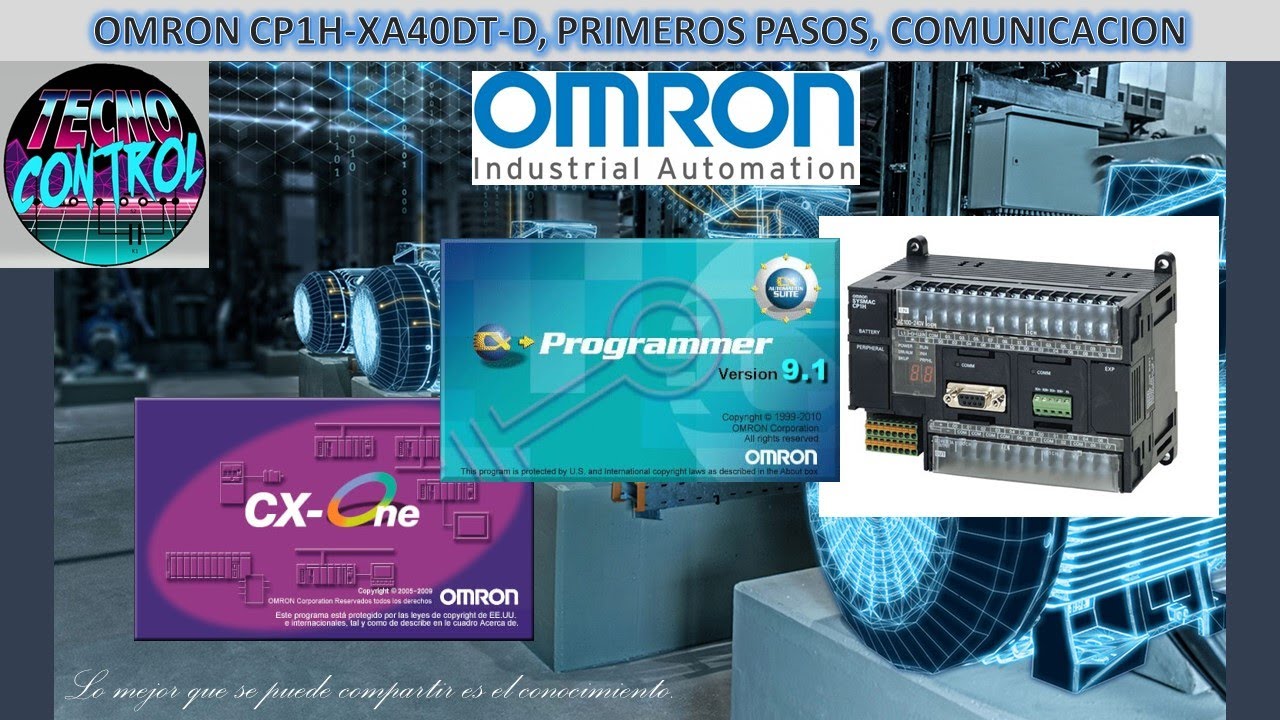 OMRON CP1H-XA40DT-D, PRIMEROS PASOS, COMUNICACION