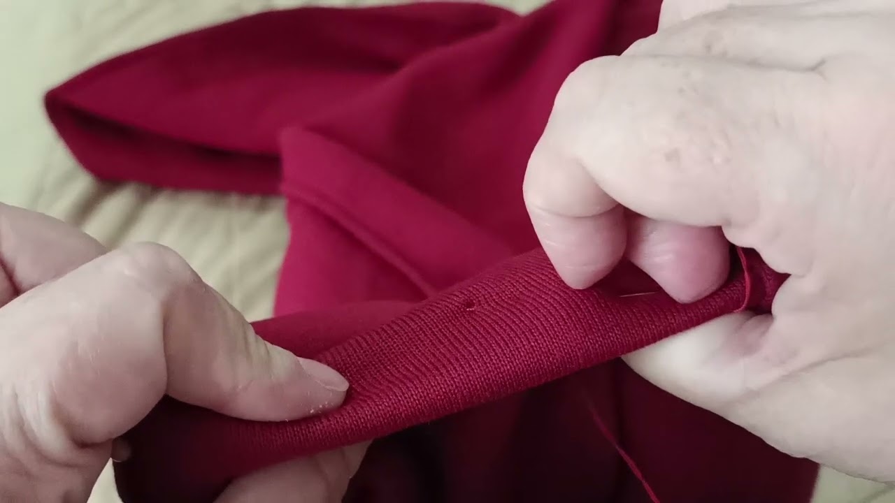 Dobladillo de Pantalón de lana sin máquina