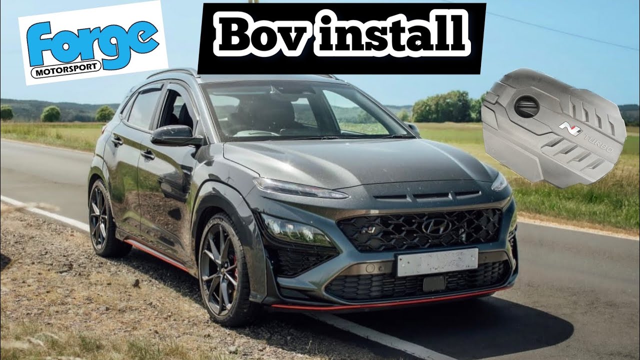 Hyundai kona N forge motorsport Bov install