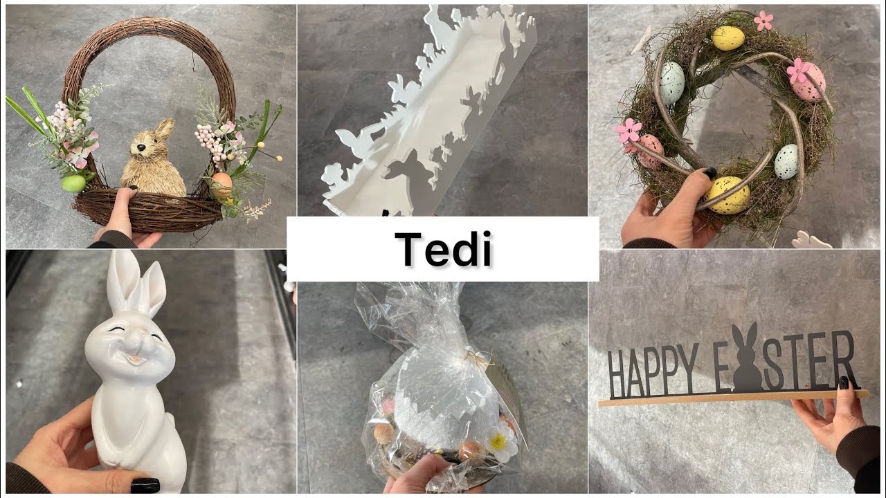 TEDI WIELKANOC CUDOWNE DEKORACJE 