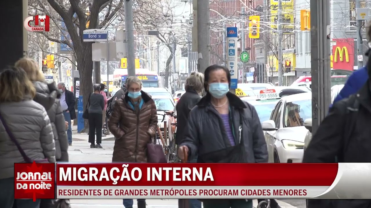 Migração interna no Canadá: Residentes de grandes metrópoles procuram cidades menores