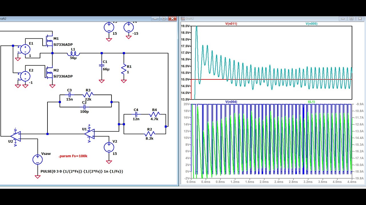 LTSPICE Buck Converter TYPE 3 Compensator