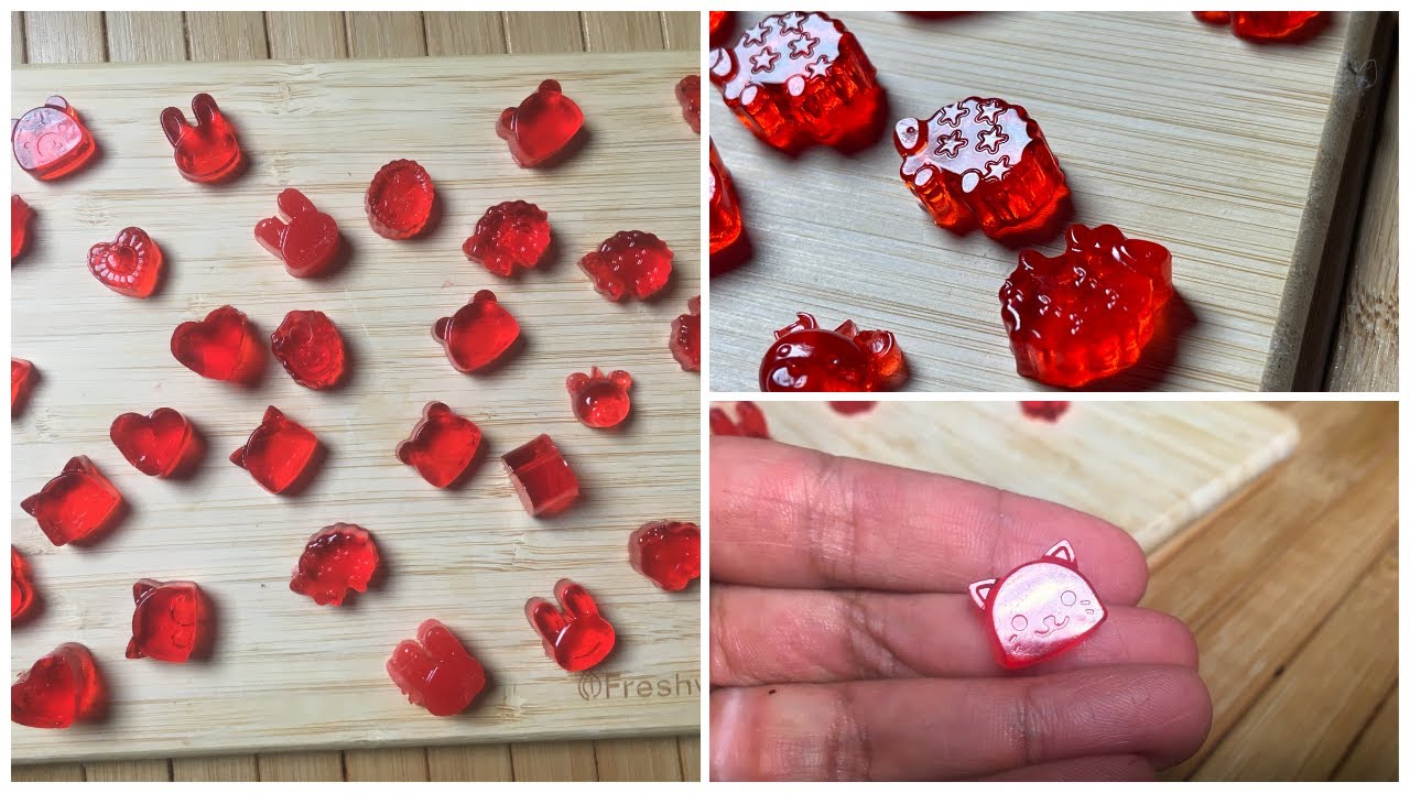 أفضل وصفة هاريبو بالعسل – 50 قطعة بطعم خرافي!  و بأربع مكونات بس !! Homemade Haribo