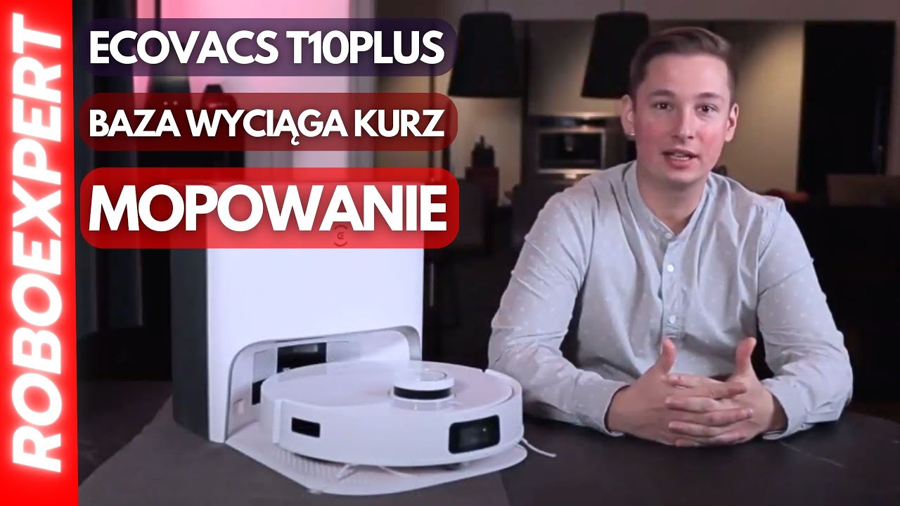 #41 ROBOT SPRZĄTAJĄCY Z MOPOWANIEM-ECOVACS T10 PLUS