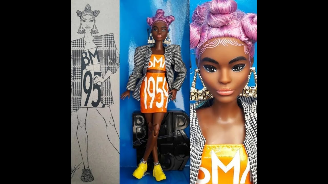 Распаковка и обзор на куклу Barbie BMR 1959. Барби миниатюрная афроамериканка.