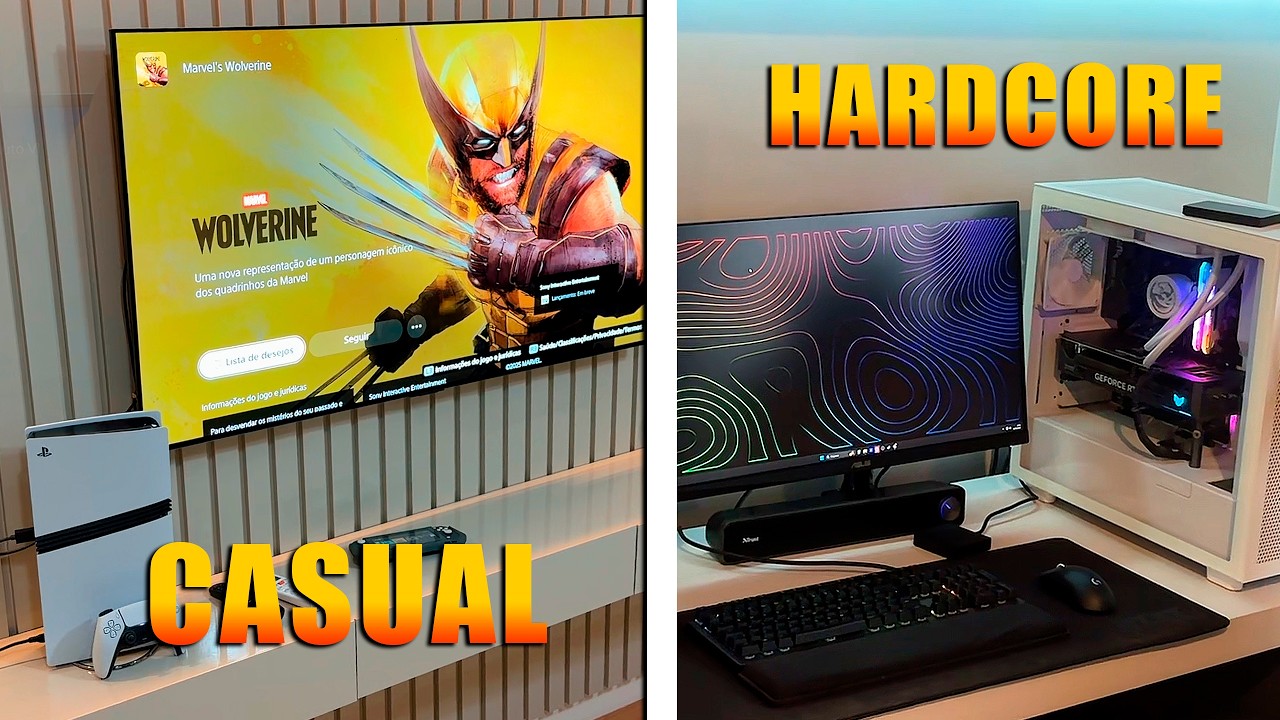 TOUR COMPLETO pelos MEUS SETUP GAMERS (Setup Gamer 2026)
