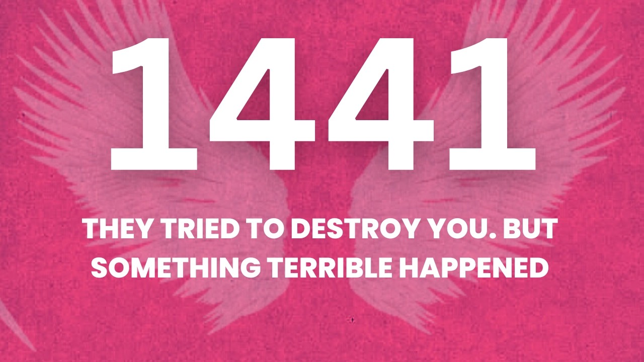 🕊️1441 They tried to destroy you. But something terrible happened...Open this to know more..