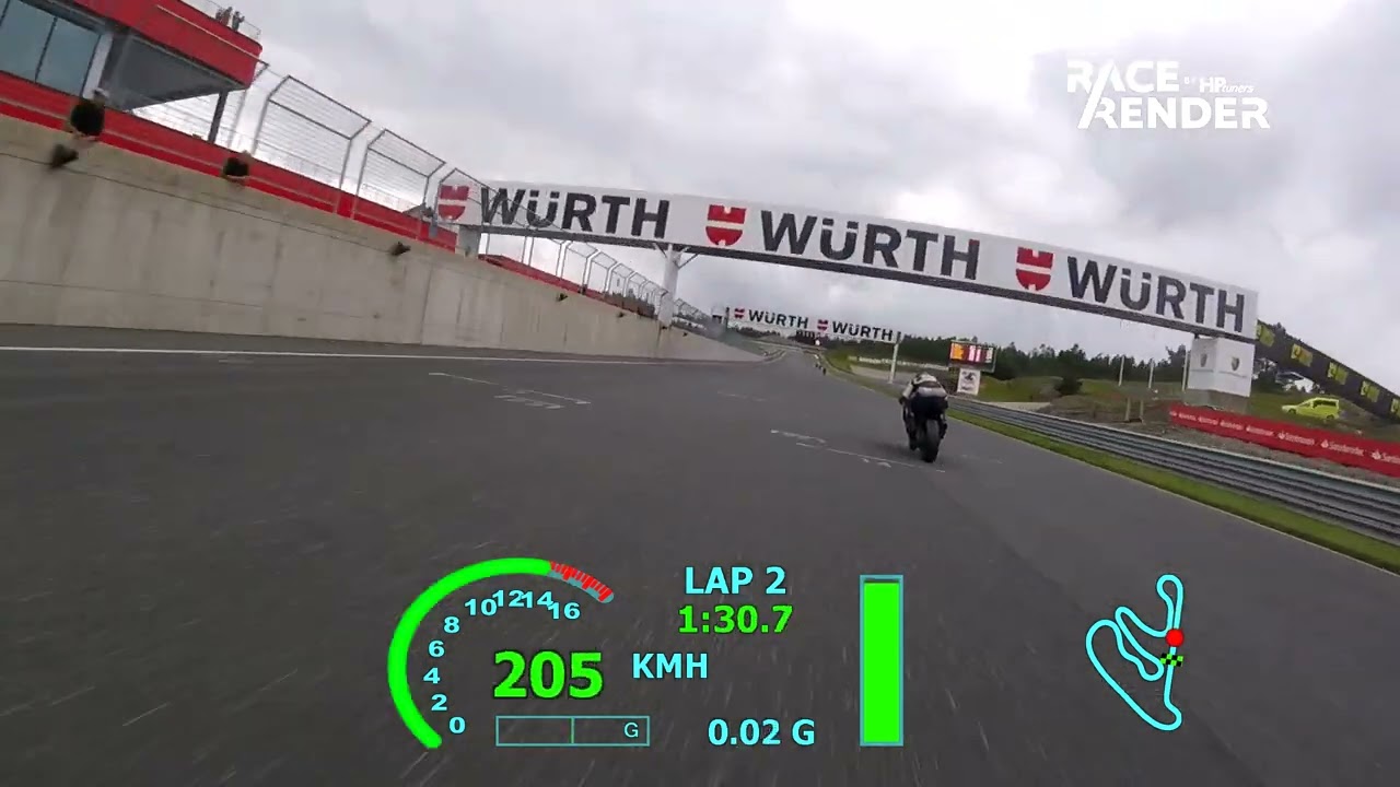 Roadracing kval 2 søndag NM 2024 Rudskogen Superstock 600, onboard Erik Myhre